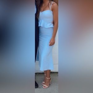 Showpo Blue Midi Dress